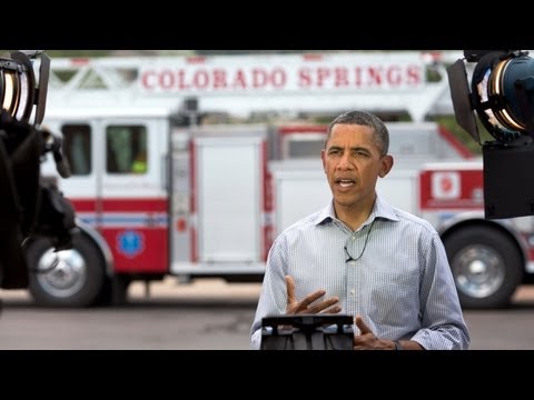 歐巴馬每周演說之科羅拉多大火