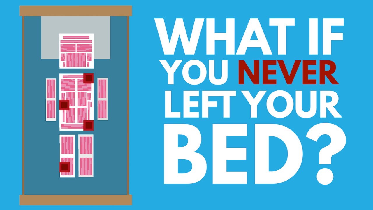 如果一輩子都躺在床上，會發生什麼事情呢？