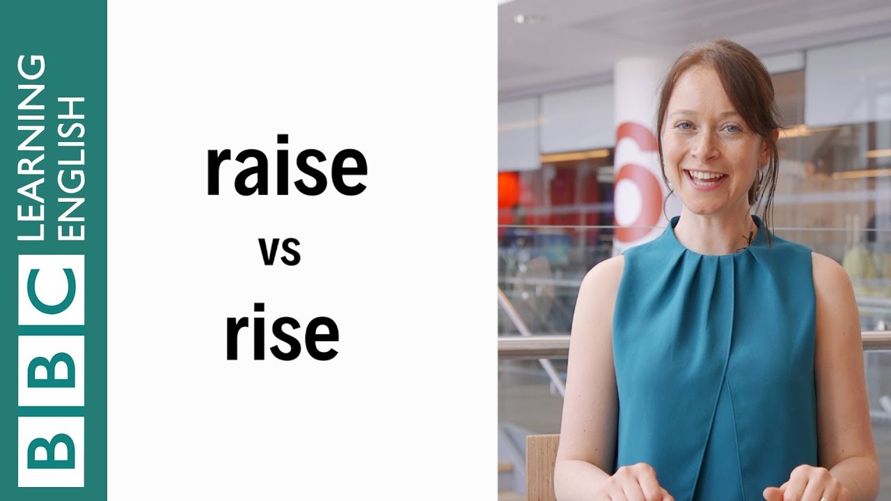 【一分鐘英語】raise 跟 rise 有什麼不一樣？