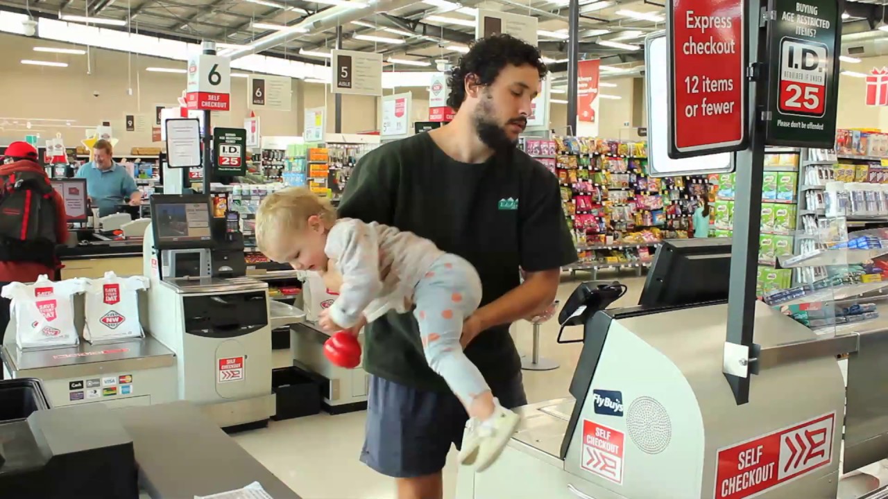 【崩潰奶爸】如何帶著寶寶上超市買菜