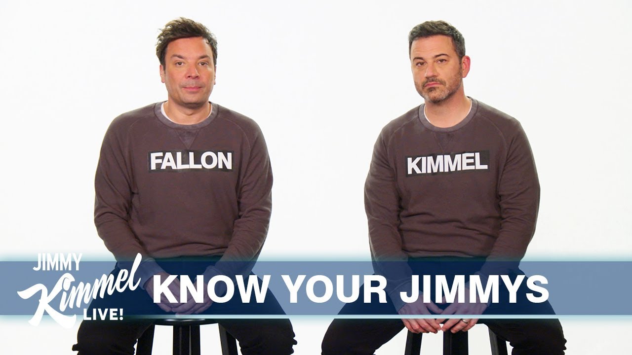 Jimmy Kimmel、Jimmy Fallon 傻傻分不清楚